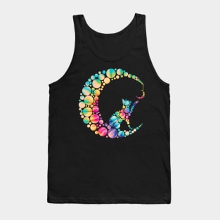 Happy International Dot Day September 15th Cat Polka Dot Tank Top